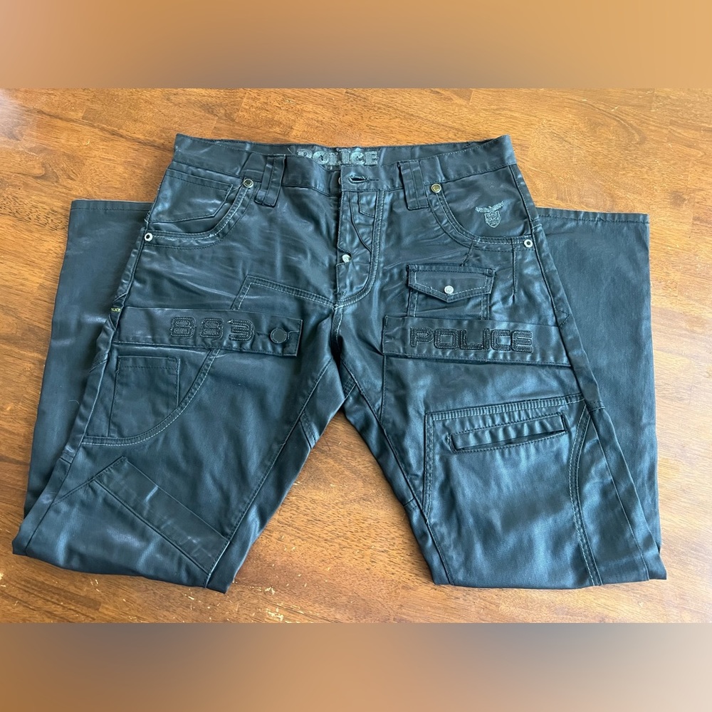 883 POLICE Black Jeans ˋRick Owens Style‘ - Picture 5 of 15